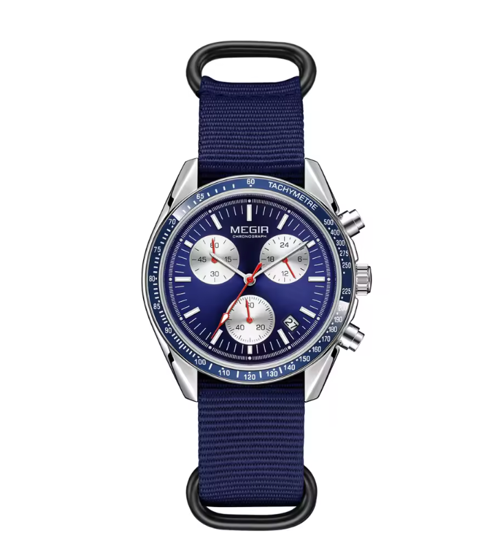 MEGIR Men's Three-Eye Quartz Watch