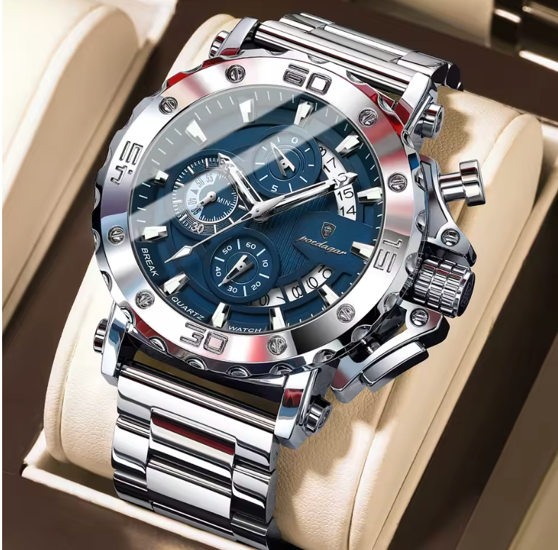 POEDAGAR Luxury Men's Watch