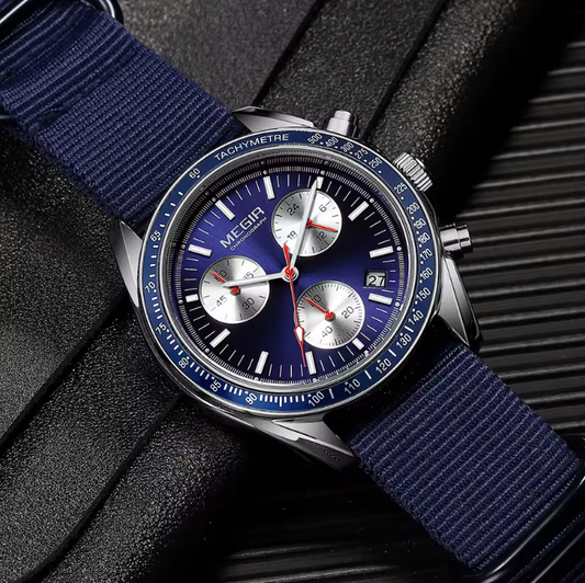 MEGIR Men's Three-Eye Quartz Watch