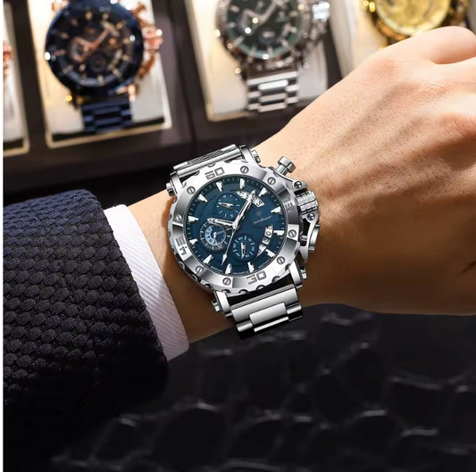 POEDAGAR Luxury Men's Watch